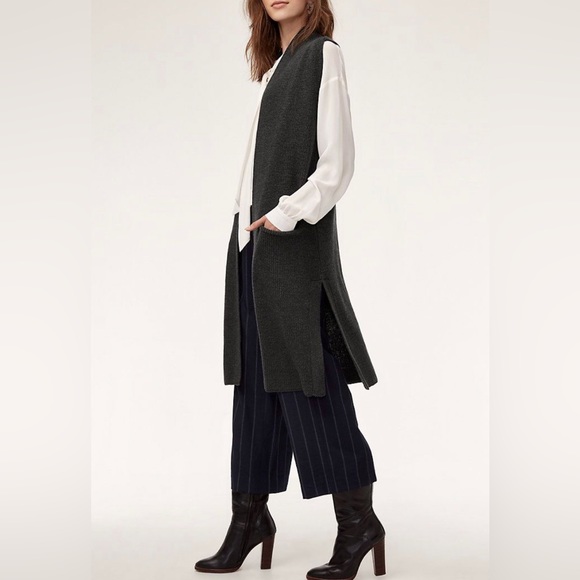 Aritzia Wilfred Olivie Cardigan (100% soft wool) - Picture 1 of 8